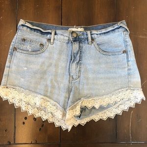 Free People Size 27 Jean Shorts